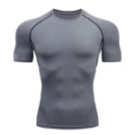 Compression-Shirt-Summer-Men-s-T-Shirt-White-Short-Sleeve-Breathable-Quick-Dry-Fitness-Top-Sports