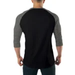 Personalized-Cross-Print-Gym-Bodybuilding-Clothing-Sport-Three-Quarter-Sleeves-Cotton-Shirt-Mens-Fitness-Running-Workout